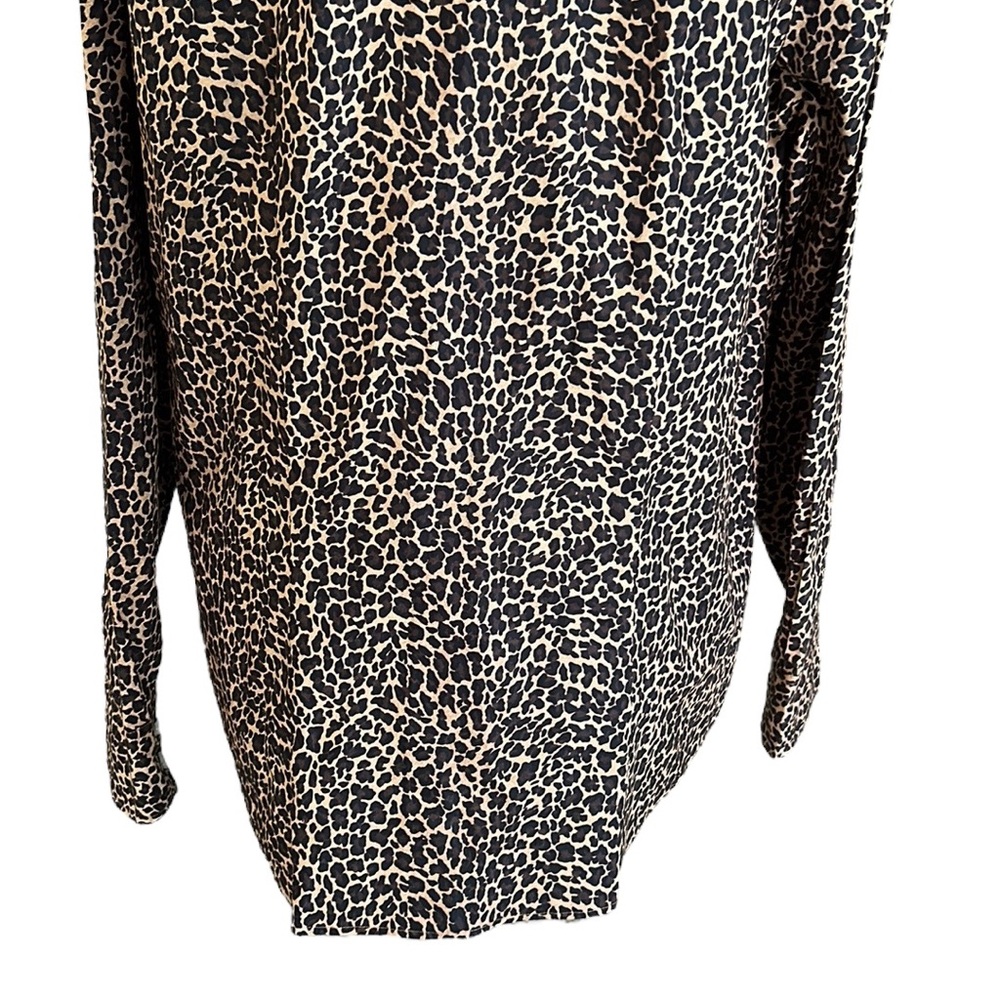 J. Crew Signature Fit Leopard Printed Button Up S… - image 8